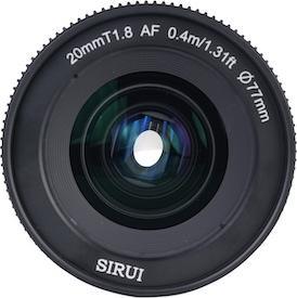 Produktbild Sirui 20mm T1.8 1.33X S35 AF Anamorphic Objektiv (Nikon Z-Mount, Blue Flare) (Nikon Z, APS-C / DX)