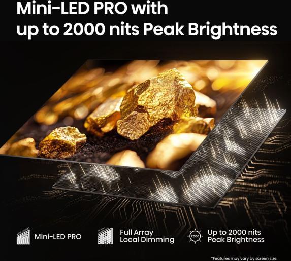 Actual product image Hisense TV 75U7Q PRO (75", LED, 4K, 2025)
