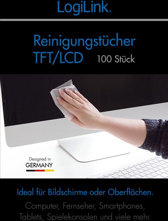 Image du produit LogiLink Nettoyeurs TFT/LCD et plasma (100 x)