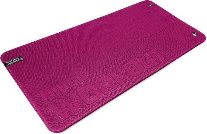 Actual product image Tiguar Aerobic mat Workout Mat (Color: purple / black) (9 mm)
