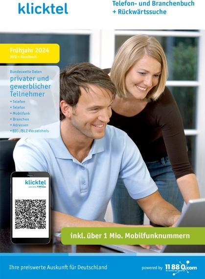Produktbild 11880 Internet Services klicktel Telefon- und Branchenbuch + Rückwärtssuche Frühjahr 2024