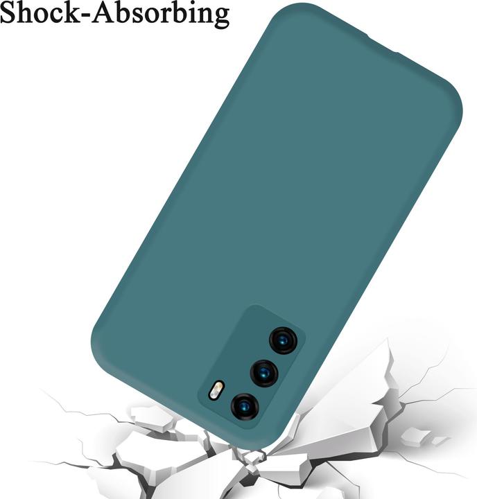 Actual product image Cadorabo TPU Liquid Silicone Case Cover (Huawei P40)