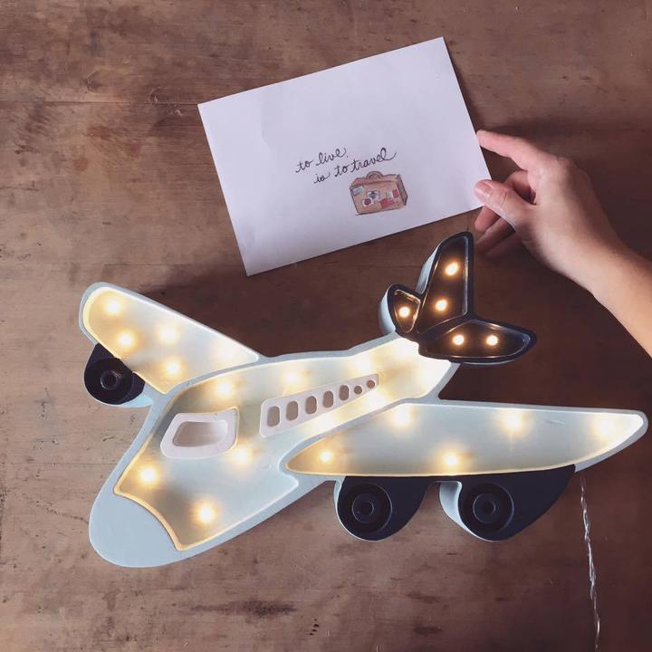 Produktbild Little Lights Nachtlampe Flugzeug