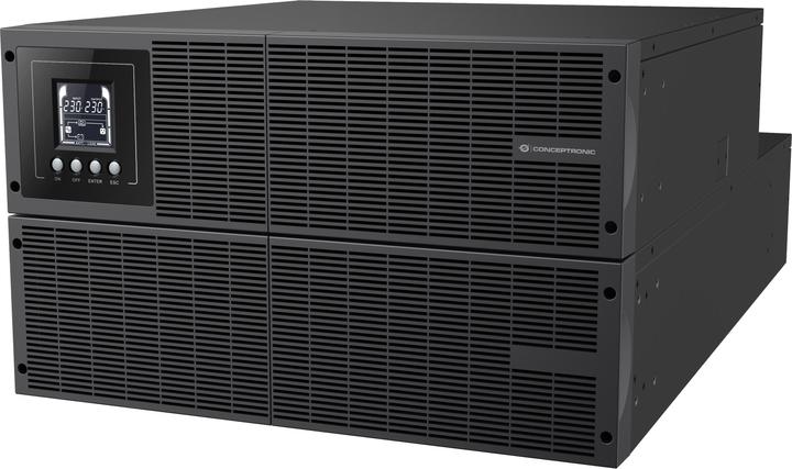 Image du produit Conceptronic ZEUS USV 6000VA 6000W Online UPS,IEC EPO Port (6000 VA, 6000 W, Double convertisseur en ligne Onduleur)