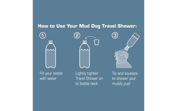Produktbild Kurgo Mud Dog Hunde-Reisedusche (Hund, 2000 ml)