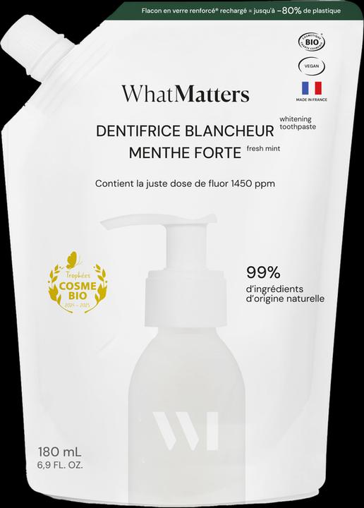 Produktbild What Matters Zahnpasta - Weiss und Fluor (180 ml)