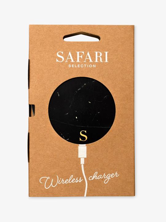 Actual product image Safari Selection Borne de charge CIRCLE MARBLE noir/?? petits motifs (10 W)