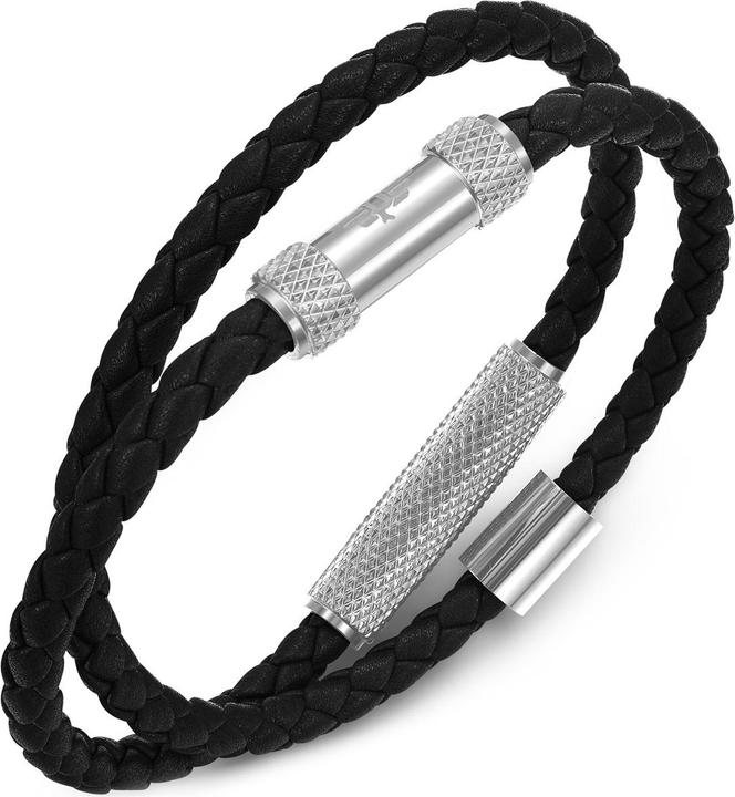 Image du produit Police Bracelet Urban Texture (20 cm, Cuir, Acier inoxydable)