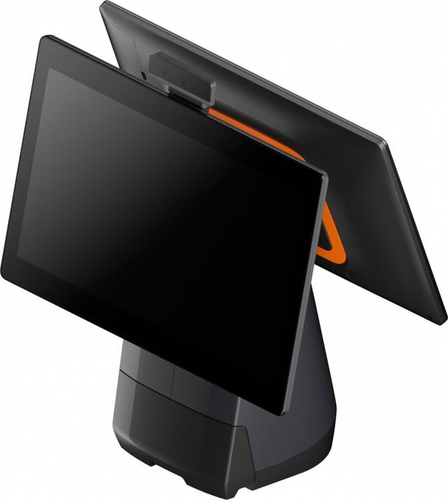 Produktbild Sunmi T2s, 39,6cm (15.6"), VFD, Android, schwarz, orange Kassensystem, Retail, Touchscreen, kapazitiv,...