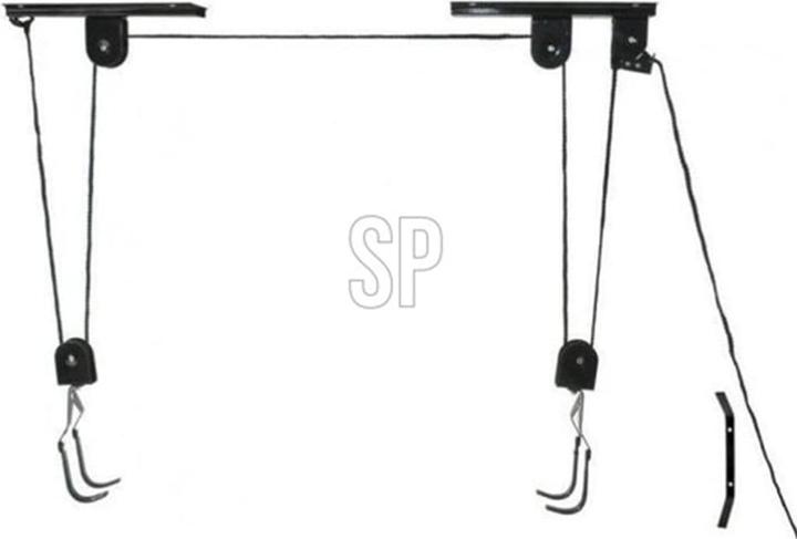 Actual product image Fs-Star FX-Tools bicycle lift ceiling mount 45 kg, colour: black