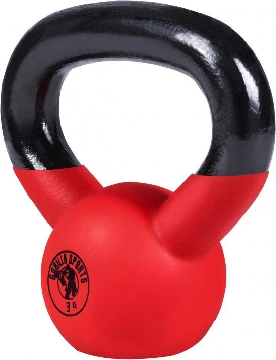 Produktbild Gorilla Sports Kettlebell (1 x 16 kg, 1 x 20 kg, 2 x 3 kg, 1 x 8 kg, 1 x 32 kg, 1 x 24 kg, 1 x 22 kg, 1 x 18 kg, 1 x 12 kg, 1 x 28 kg, 1 x 14 kg, 1 x 30 kg)