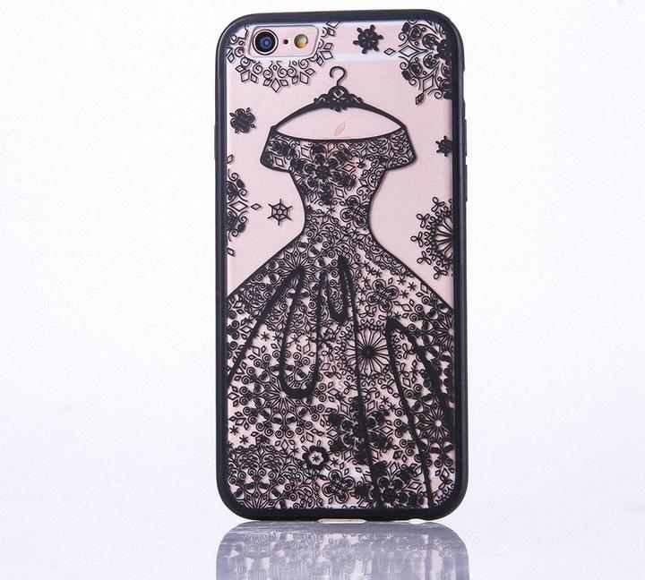 Actual product image König Design Apple iPhone SE 2020 Mobile Case Mandala Case Cover Dress Black (Apple iPhone SE (2nd Gen))