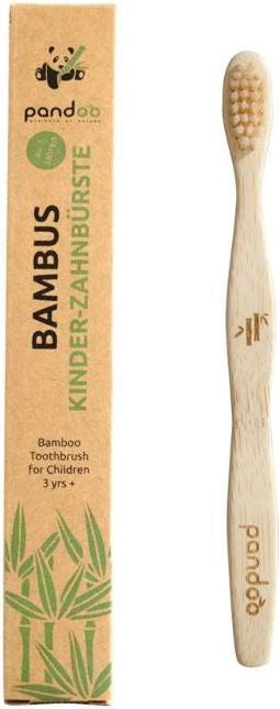 Actual product image Pandoo Bamboo children's toothbrushes 1 pack