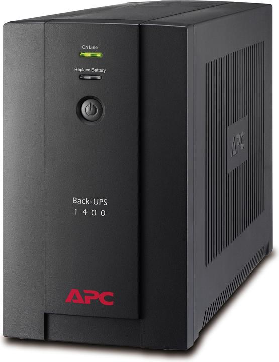 APC Back-UPS 1400VA 230V AVR IEC Sockets (1400 VA, 700 W, Line-interactive UPS)