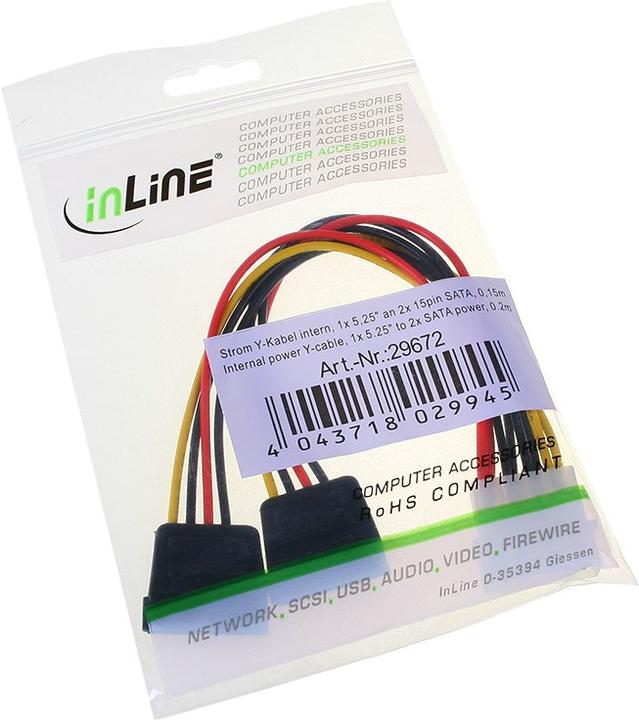 Produktbild InLine SATA Y-Kabel