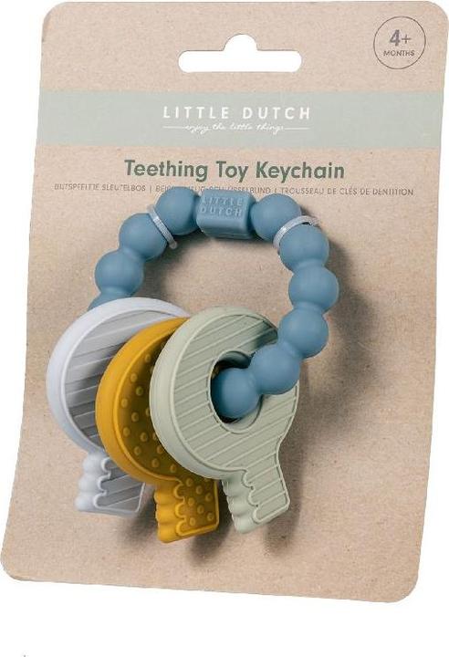 Produktbild Rubo Toys Little Dutch Beissspielzeug Schlüsselbund blau
