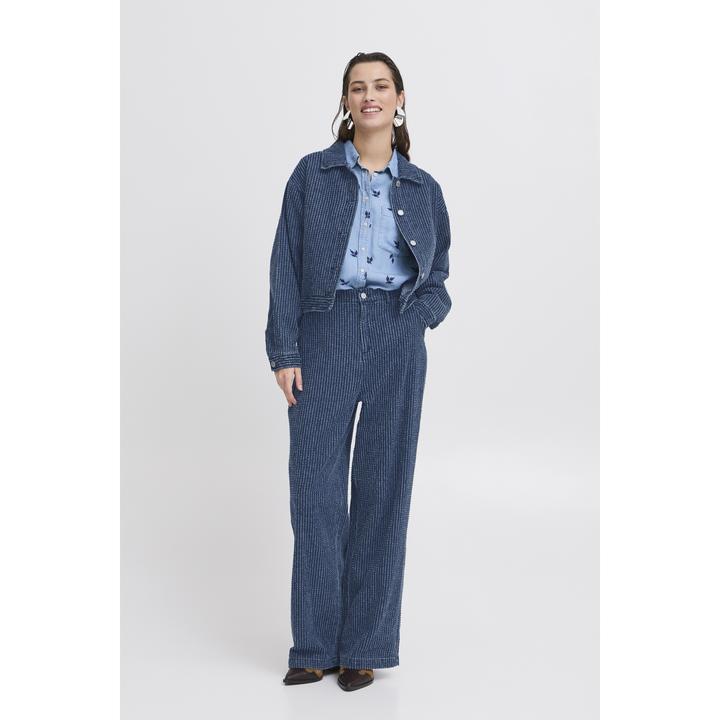 Produktbild B.young Kanilla Dobby Denim (36)