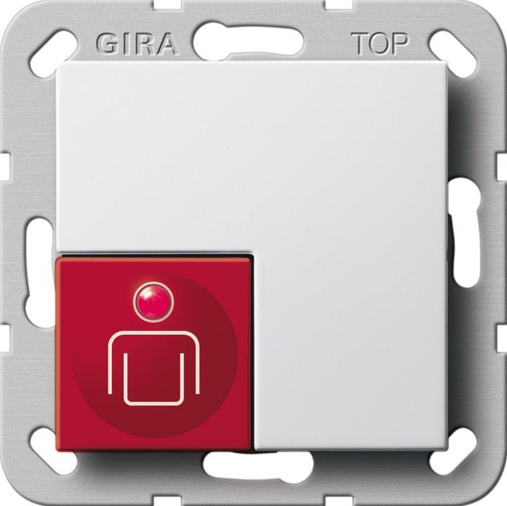 Gira Ruftaster System 55 Reinweiss 290003