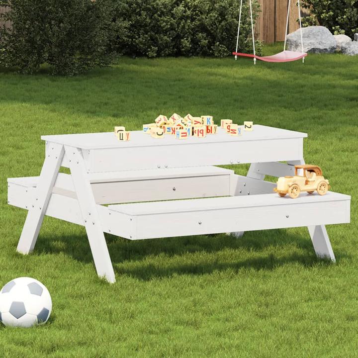 Image du produit VidaXL Table de pique-nique avec bac à sable pour les enfants
