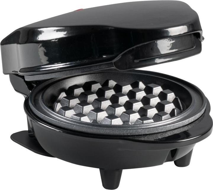 Produktbild Bestron Mini-Waffeleisen für klassische Waffeln, kleiner Waffelmaker mit Antihaftbeschichtung, für K