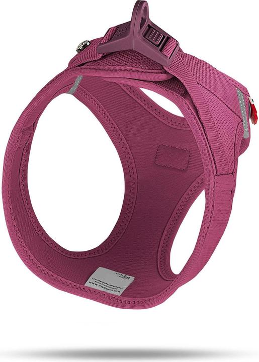 Actual product image Curli Harness Vest Air-Mesh 2XS, Ruby (XXS, Dog, General)