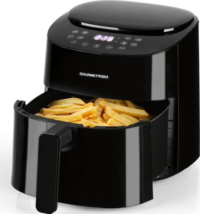 Produktbild Gourmetmaxx Heissluft-Fritteuse Digital Schwarz, Detailfarbe: Schwarz