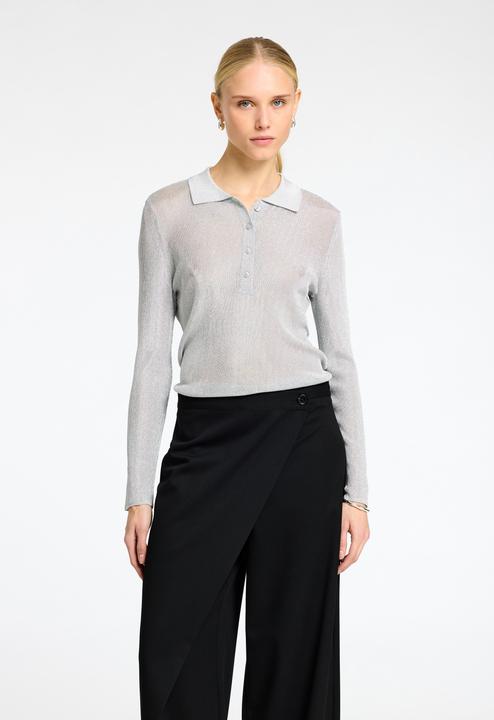 Image du produit Selected Femme Polo métallique à manches longues (L)