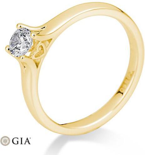 Actual product image Breuning 4 prong set from 0.40 ct. (48, 585/14 K Gold)
