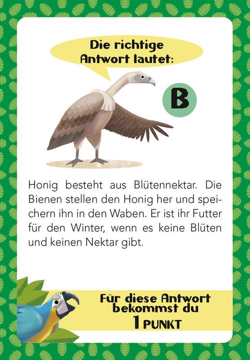 Produktbild National Geographic Tier-Quiz. 100 Fragen über Tiere für Quizfans und Tierfans (100 Fragen & Antworten) (Deutsch)