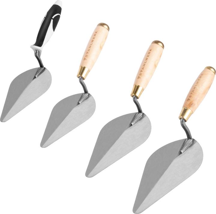 Produktbild Stahlwerk Spitzkellen 4er Set 150-200 mm, hochwertiger Carbon-Stahl (8 cm)