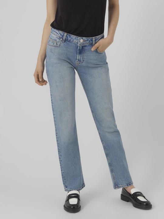 Vero Moda VMCAMERON Niedrige Taille Gerade geschnitten Jeans Straight-Fit (27)