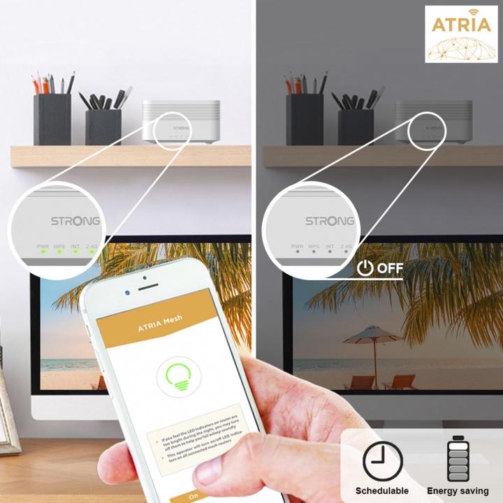 Produktbild Strong ATRIA Wi-Fi Mesh Home Kit AX3000 Weiss
