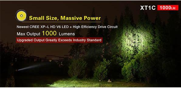 Actual product image Klarus LED Flashlight XT1C 1000Lm (1000 lm)