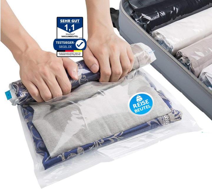 Silverrack Vakuumbeutel-Set für Reisen (12 Stück) in 3 Grössen
