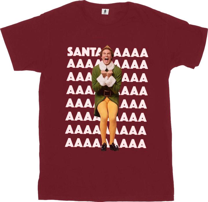 Immagine prodotto Elf Buddy Santa Scream Maglietta Ampia Donna (XXL)
