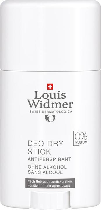 Actual product image Widmer Louis Deo Dry Stick Antiperspirant ohne Parfum 50 ml (Stick, 50 ml)