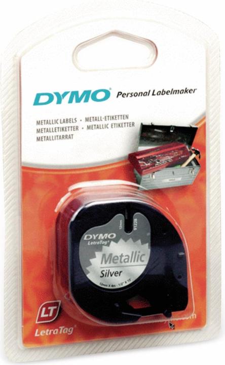 Actual product image Dymo LetraTAG writing volume S0721750 (1.20 cm, Silver)