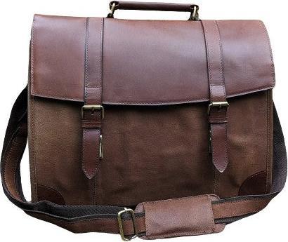 Produktbild Only-Bags.Store Echtes Leder Umhängetasche, College-Tasche, Laptop-Tasche, Umhängetasche, Büro-Tasche, Arbeit