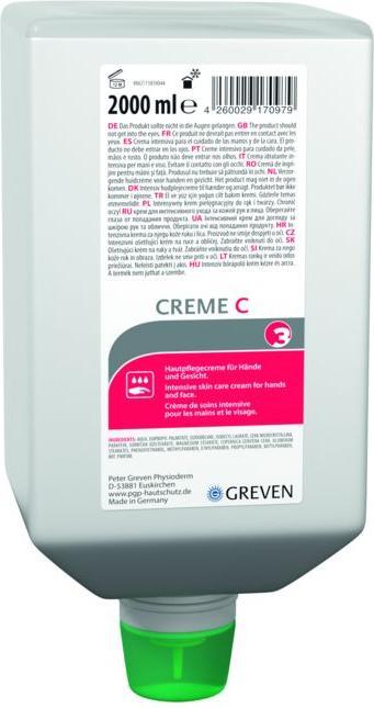 PGP Peter Greven Special Cream C 2 L Care cream for hands and face (2000 ml)