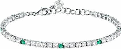 Morellato Elegant silver bracelet with zircons Tesori SAIW138