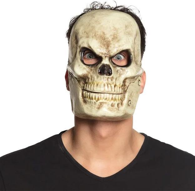 Actual product image Boland Skull mask with movable jaw