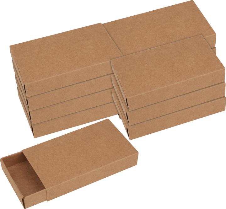 Immagine prodotto VBS Scatole di fiammiferi "carta Kraft", 11 cm, 12 pezzi