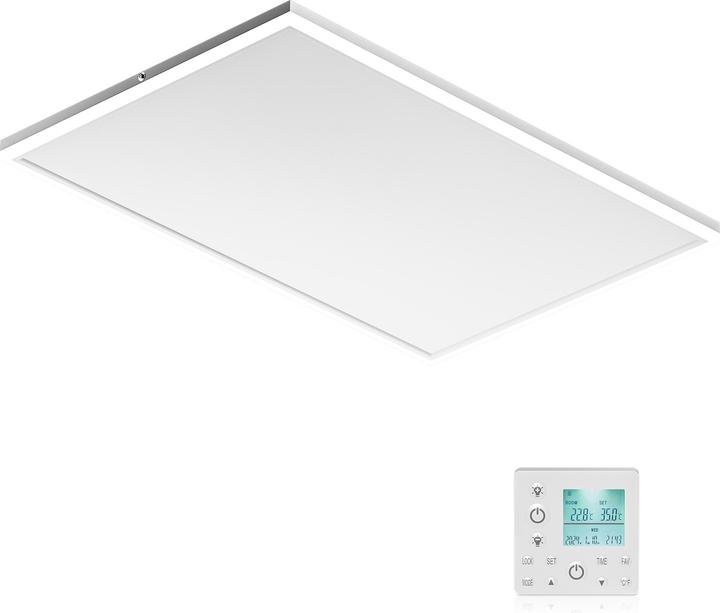 Produktbild Wiltec Infrarot Deckenheizung 660W 108x63x3,5cm Infrarotheizung LED Heizung (660 W)