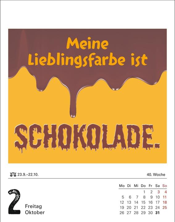 Actual product image Harenberg Lange Rede kurzer Gin Tagesabreisskalender 2026 - Der Sprüche-Kalender (11 x 14 cm, German)