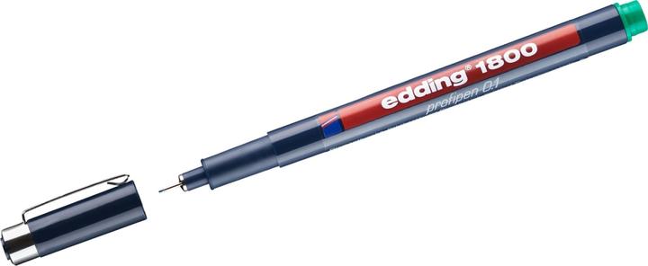 Produktbild Edding Faserzeichner Profipen 1800 (Grün, 1 x)
