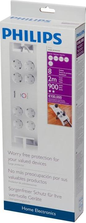 Image du produit Philips SPN3080B/10 (8 x, 2 m)