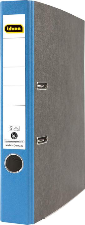 Produktbild Idena Ordner A4 blau 5cm Wolkenmarmor FSC-Mix (A4, 50 mm, 1 Stück)