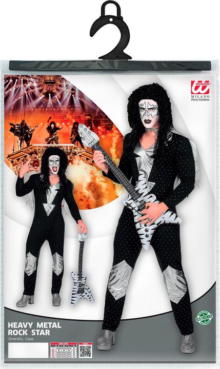 Image du produit Widmann Costume Heavy Metal Rockstar (M)