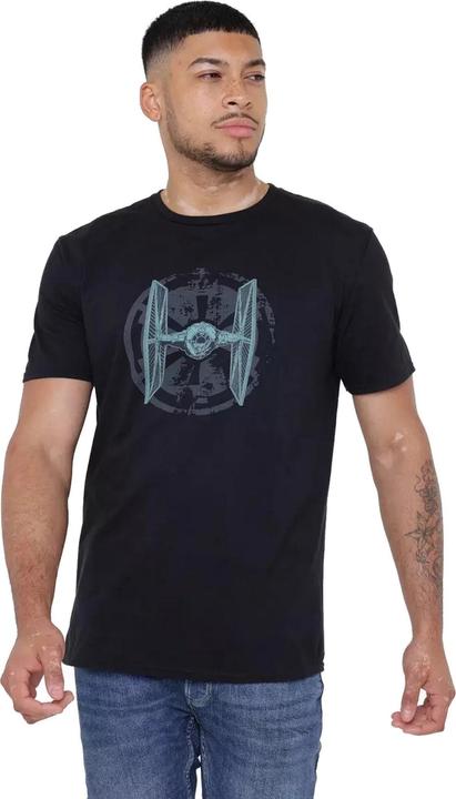 Actual product image Star Wars Imperial Star Fighter TShirt (L)