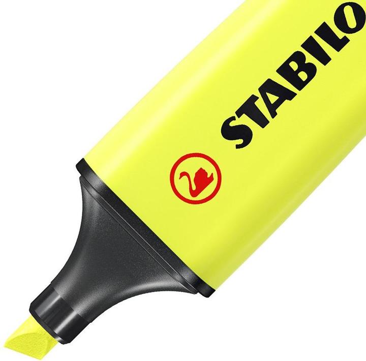 Image du produit STABILO Surligneur jaune, paquet de 10 (Jaune, 5 mm, 10 x)